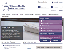 Tablet Screenshot of oklahomahotels.org